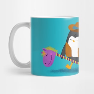 Cowboy Penguin Mug